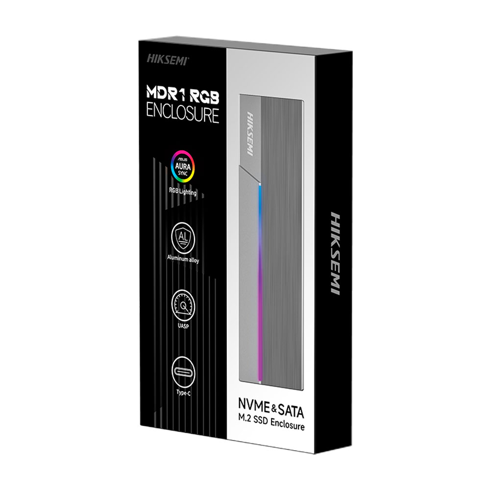 Carry Disk Ssd M.2 Mdr1 Rgb Enclousure Nvme Sata Hiksemi