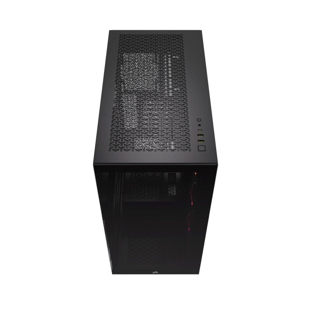 Gabinete 3500x Argb Tg Fan X3 Black Corsair