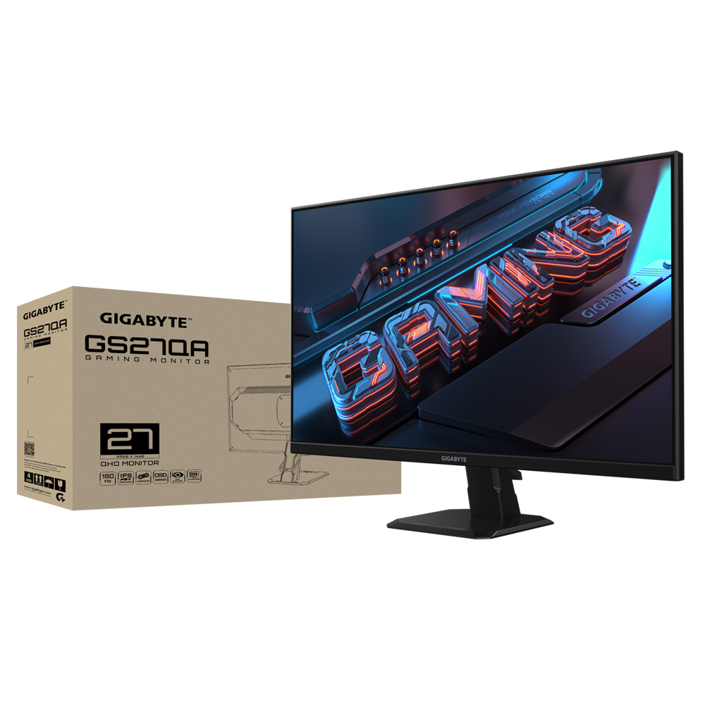 Monitor 27 180hz Ss Ips 2k Qhd Gs27qa Gigabyte