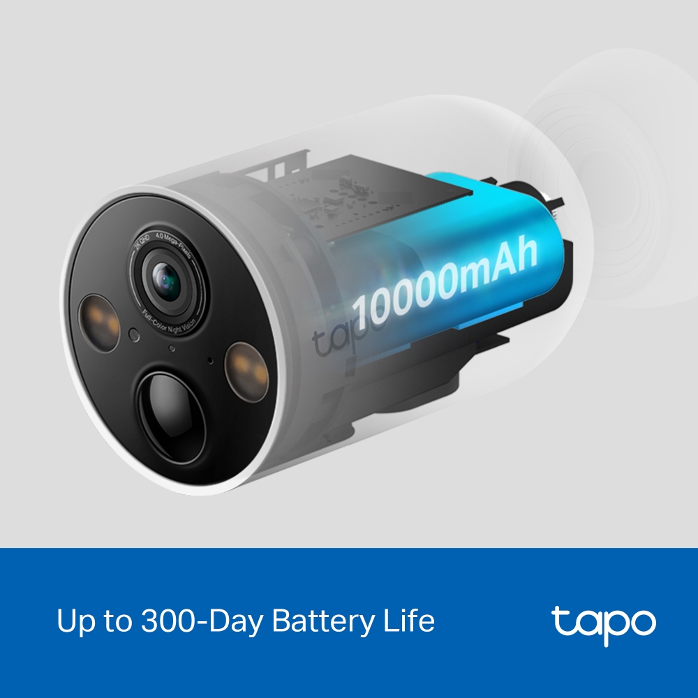 Camara Seguridad Ip Cloud Tapo C425 2k Qhd 4mp Wifi Bateria Tp-link