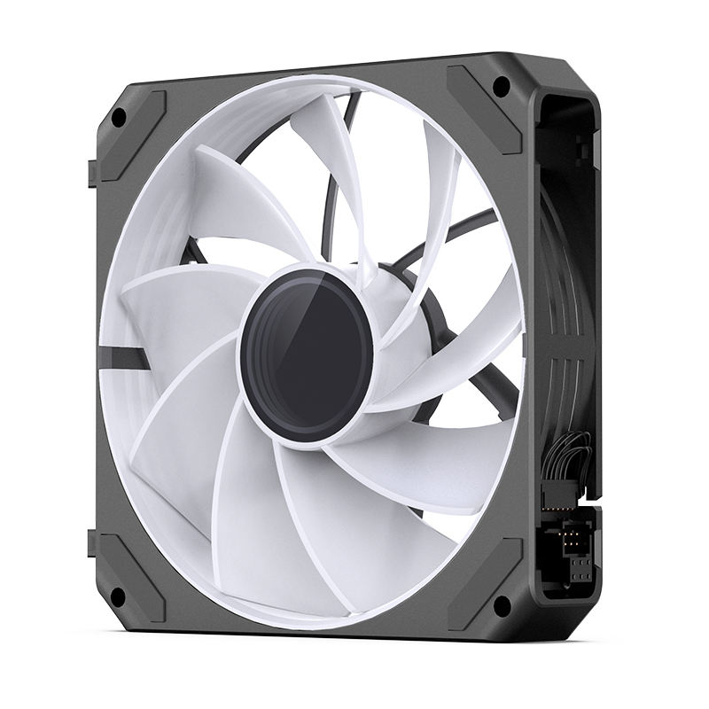 Cooler Fan Zg-120br Pack X3 Reversed 120mm Argb Black Jonsbo