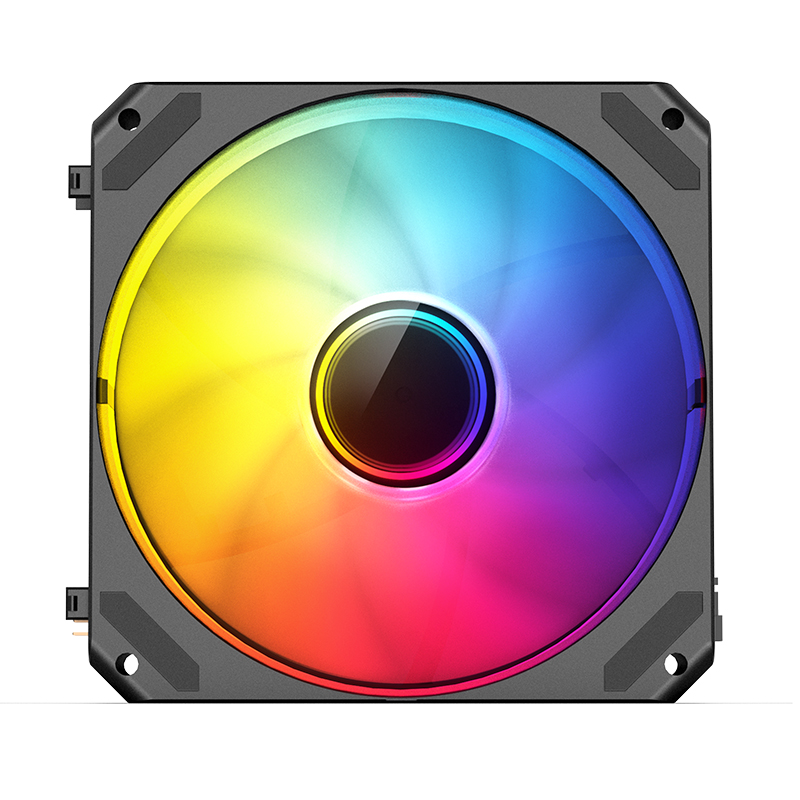 Cooler Fan Zg-120br Pack X3 Reversed 120mm Argb Black Jonsbo