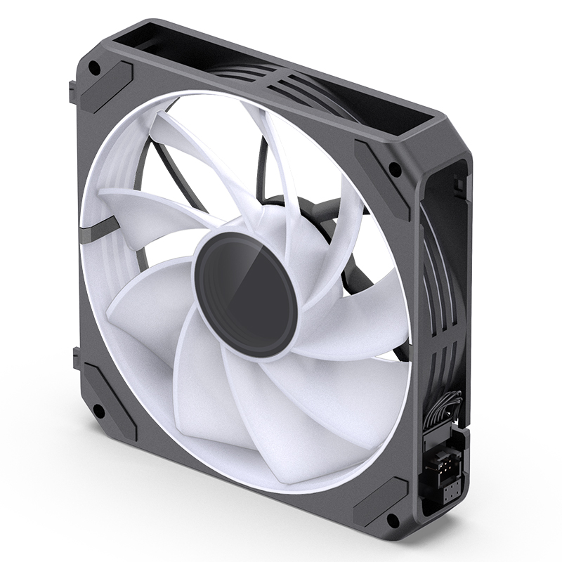 Cooler Fan Zg-120br Pack X3 Reversed 120mm Argb Black Jonsbo