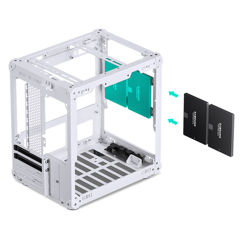 Gabinete C6 White Mesh Jonsbo