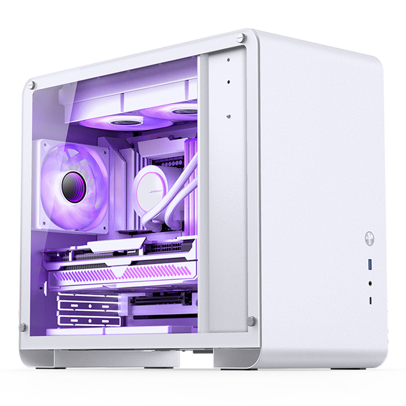 Gabinete U4 Mini White Mesh Tg Jonsbo