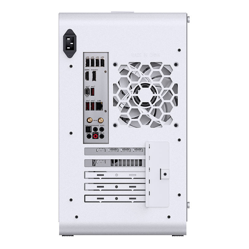 Gabinete U4 Mini White Mesh Tg Jonsbo