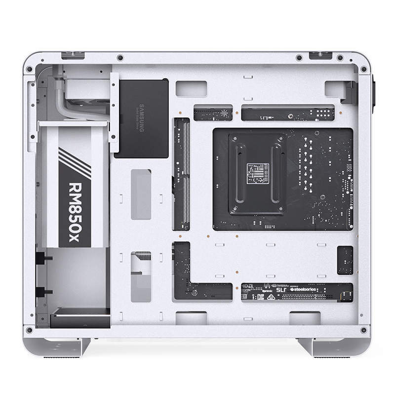 Gabinete U4 Mini White Mesh Tg Jonsbo