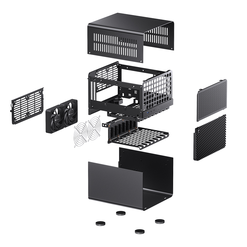 Gabinete N3 Black Nas Itx Jonsbo