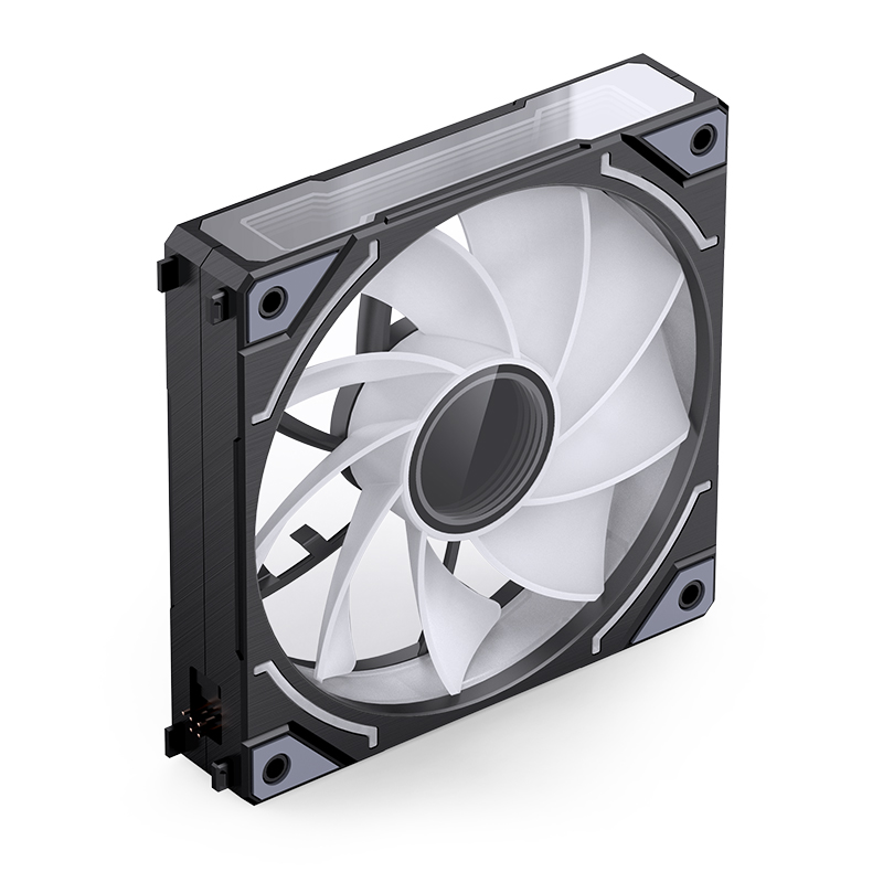 Cooler Fan Zh-120br Pack X3 Reversed 120mm Argb Black Jonsbo