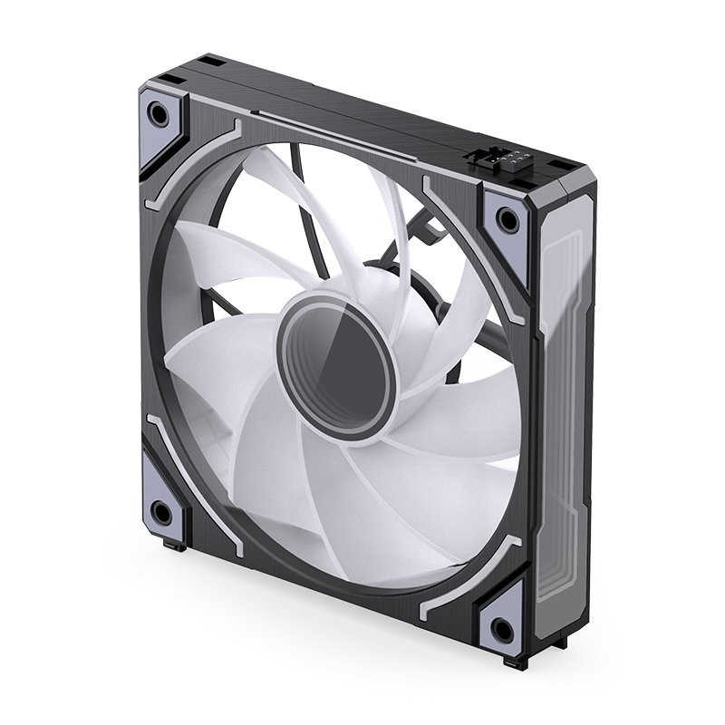 Cooler Fan Zh-120br Pack X3 Reversed 120mm Argb Black Jonsbo