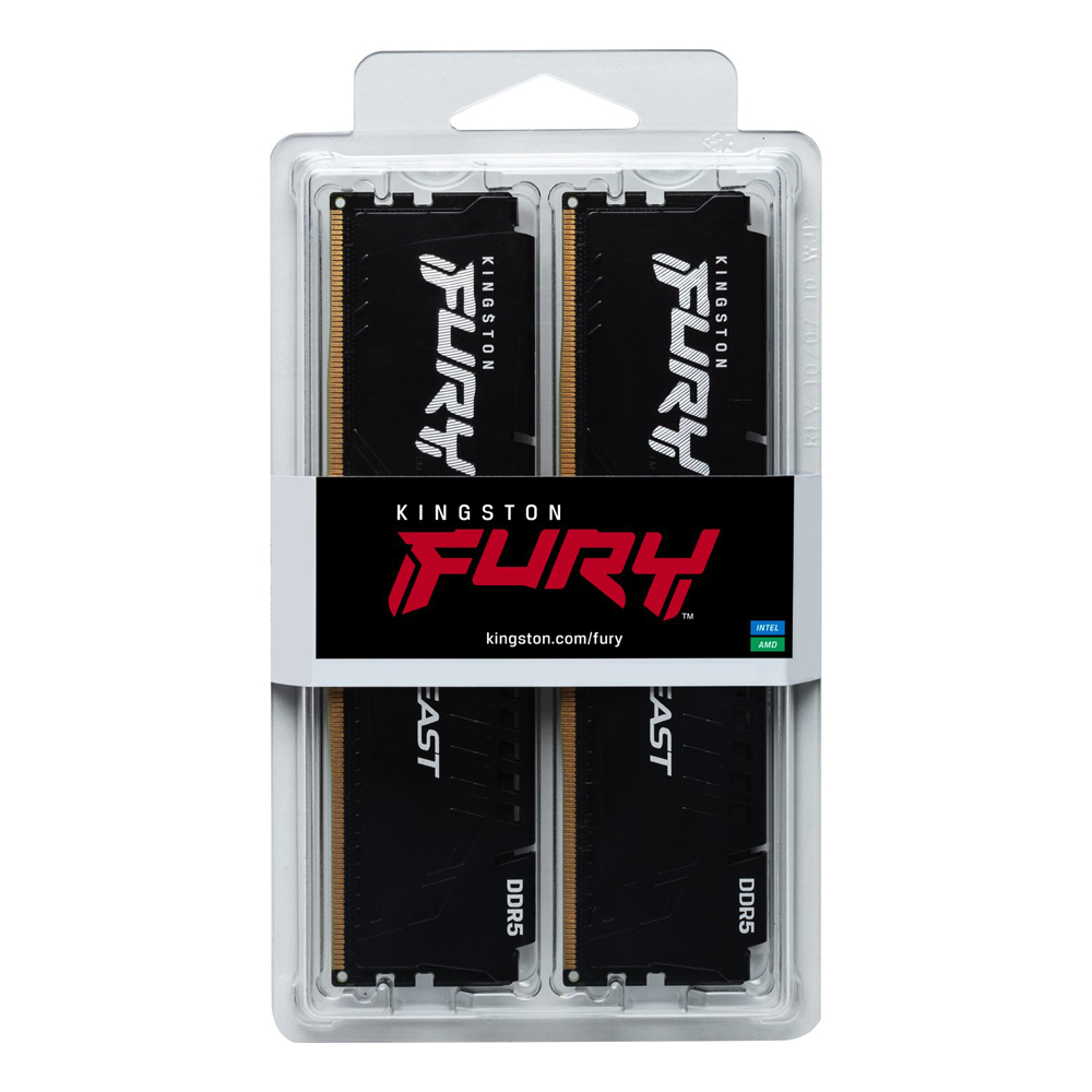 Memoria 32gb 2x16 6000mhz Fury Beast Black Expo Kingston