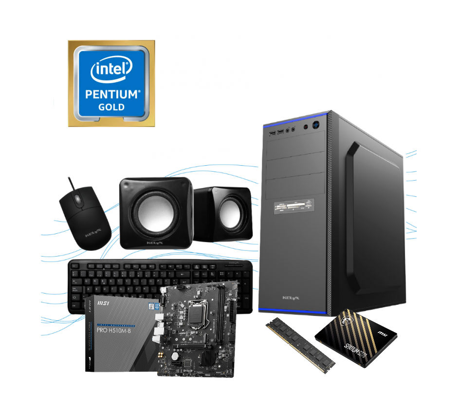 Pc Oficina Intel Pentium G6405 8G SSD 240Gb