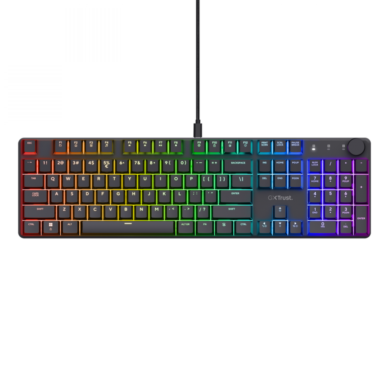 TECLADO GAMER TRUST TORIX MECANICO US