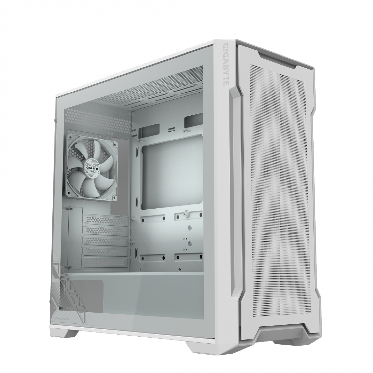 GABINETE GAMER GIGABYTE C102G M-ATX WHITE CON 2 COOLER BLANCO ICE