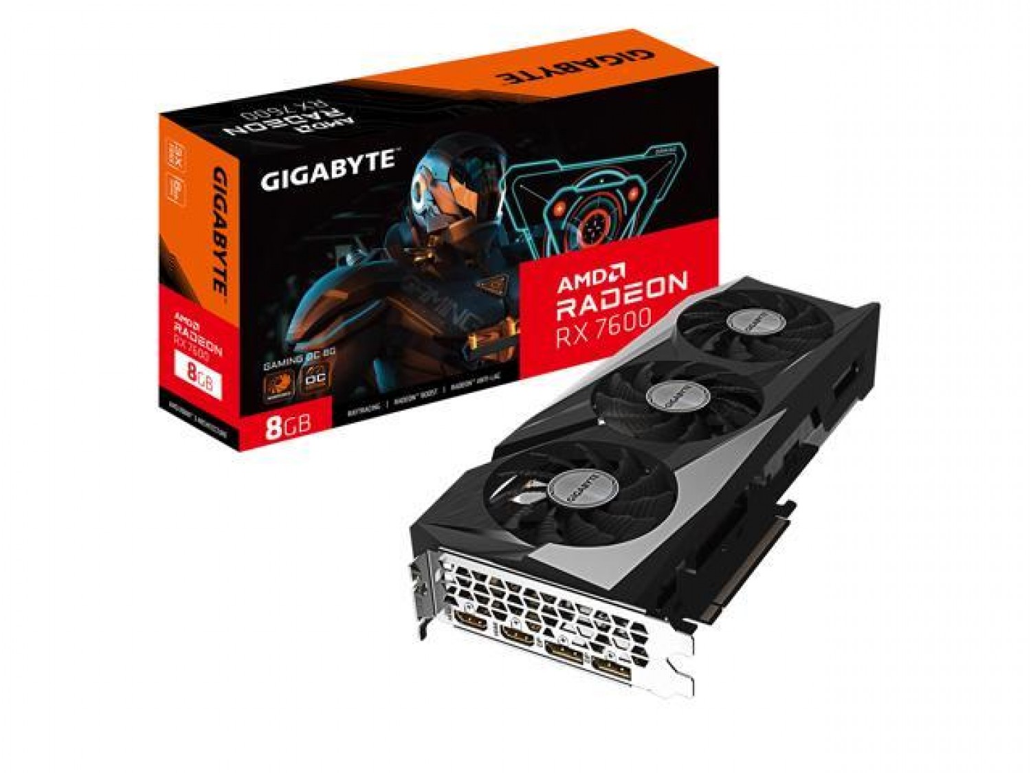PLACA DE VIDEO GIGABYTE RADEON RX 7600 GAMING OC 8GB
