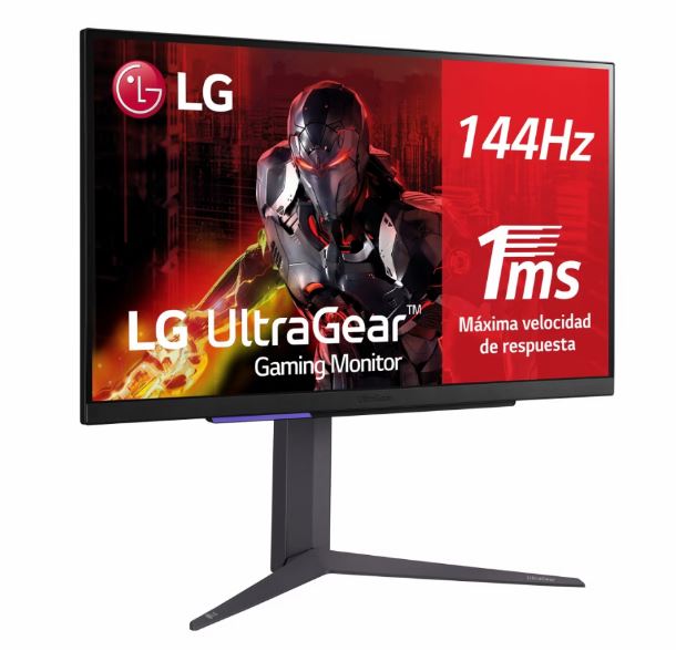 MONITOR LG 27 ULTRAGEAR 27GR93U PIVOT PANTALLA 4K 144 Hz