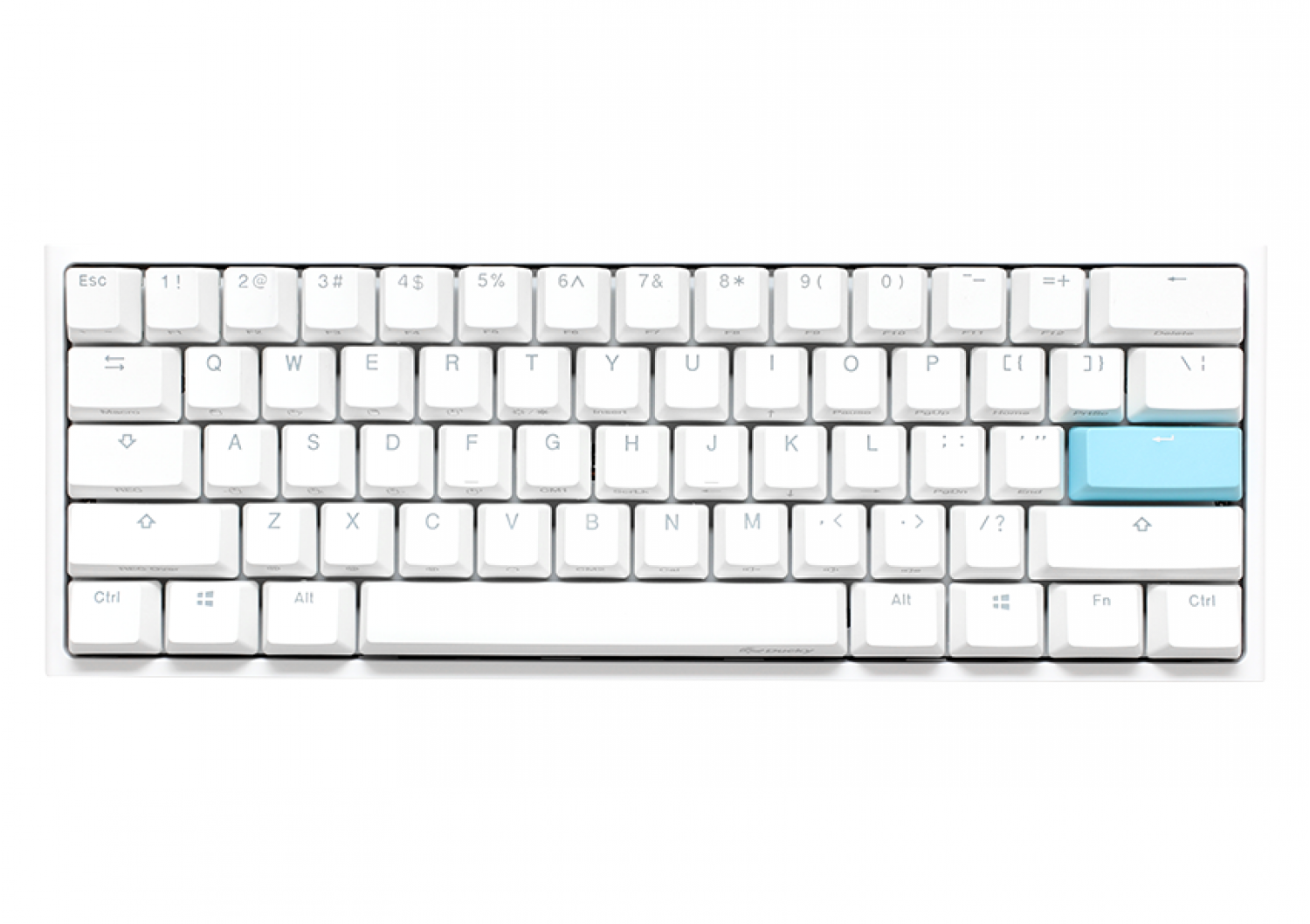 TECLADO GAMER DUCKY ONE 2 MINI WHITE SESALWWT1