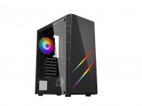 GABINETE RAPTOR BLAZE FORCE TG MID-TOWER RGB FAN X2 W/BUTTON CONTROL