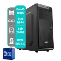 PC OFICINA INTEL CORE I5-10400 8G SSD 240GB GAB/KIT