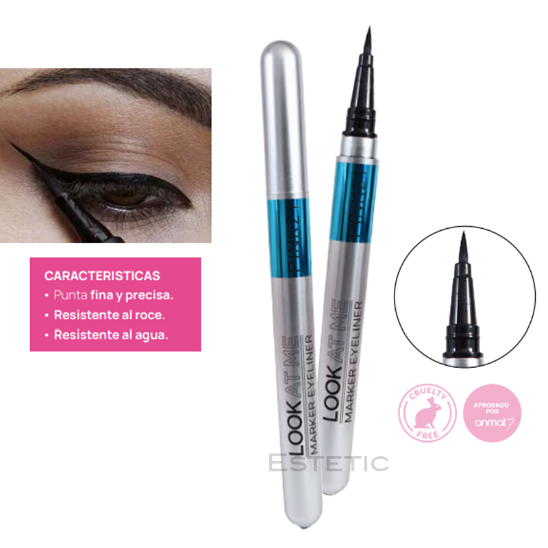 Delineador Fibra Look At Me Pink 21