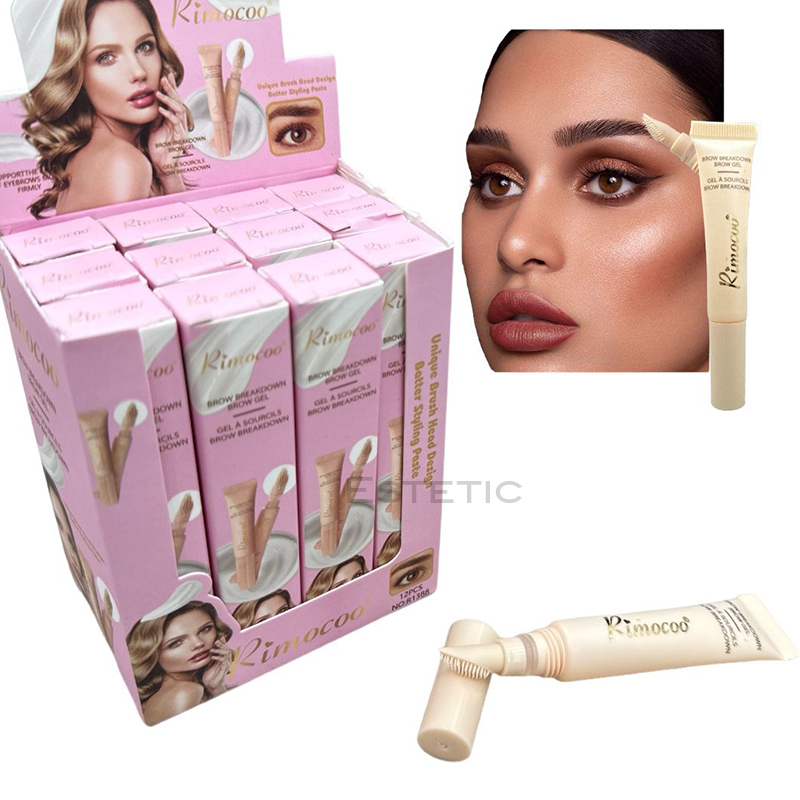 Gel Para Cejas HD Con Cepillo Silicona Rimocoo