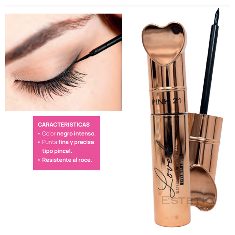 Pack X3 Delineador Liquido HD Loved Pink 21 (PROMO)