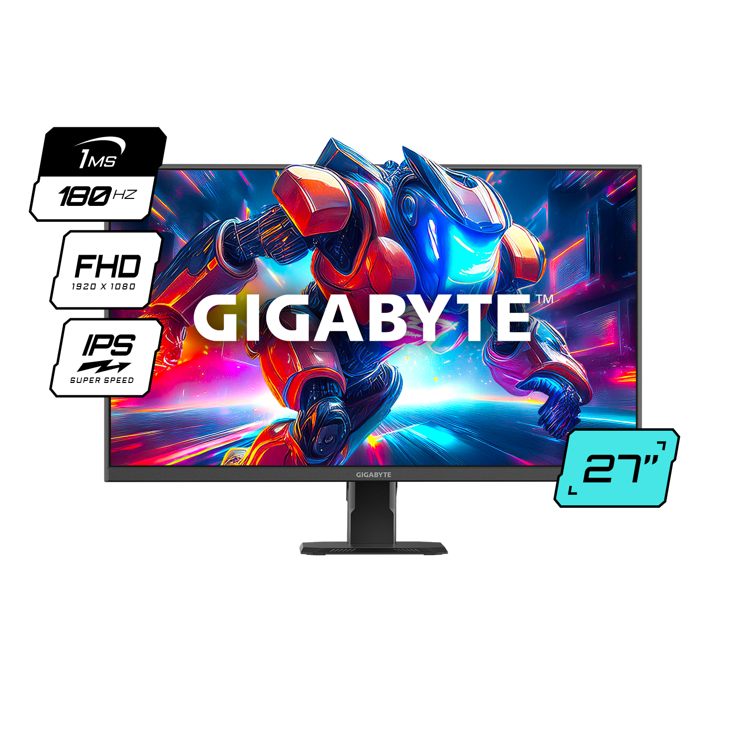 Monitor Gamer Gigabyte 27 Fhd Ips 180hz Gs27fa-sa
