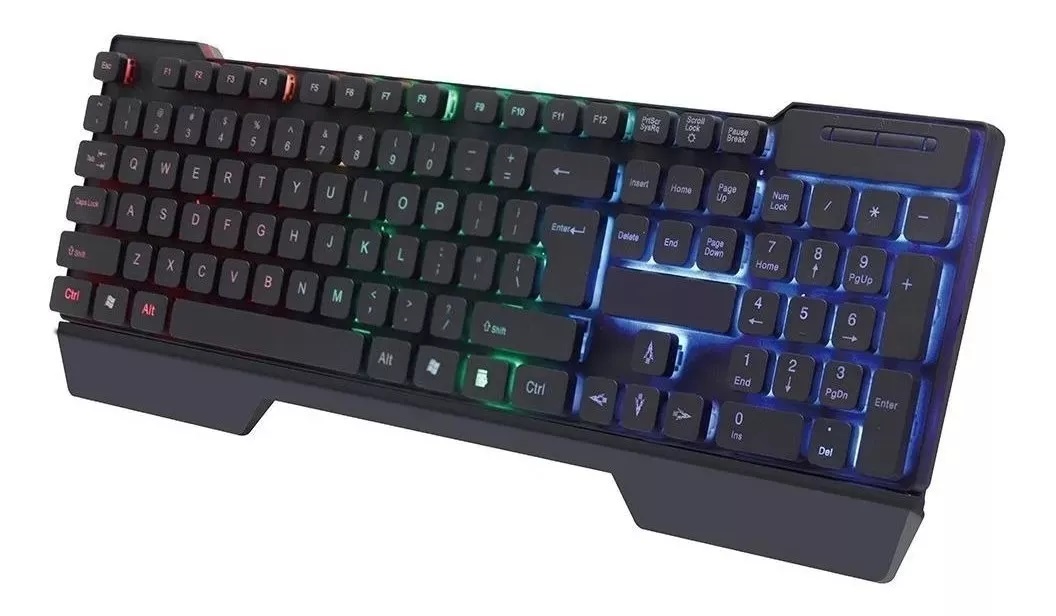 Combo Gamer Teclado Mouse Auriculares y PAD Chiropter KM6