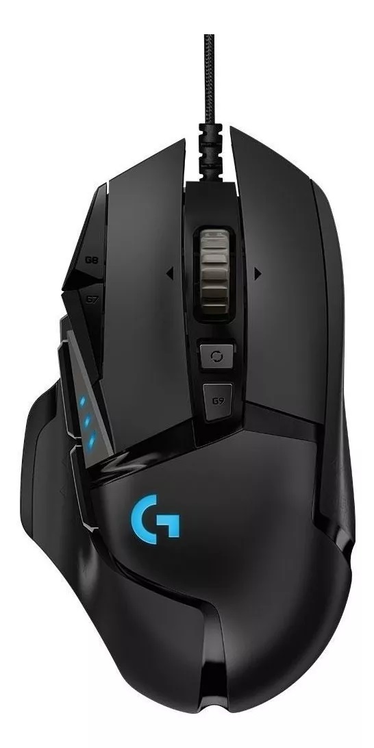 Mouse Logitech G502 Hero 25600 DPI 11 Botones programables RGB