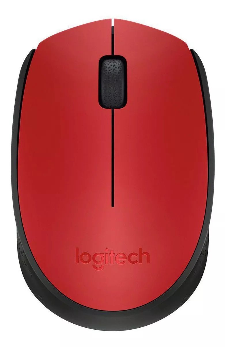 Mouse Inalambrico Logitech M170 Rojo