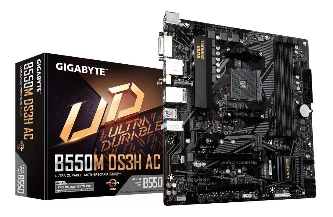 Gigabyte B550M DS3H AC Wifi AM4