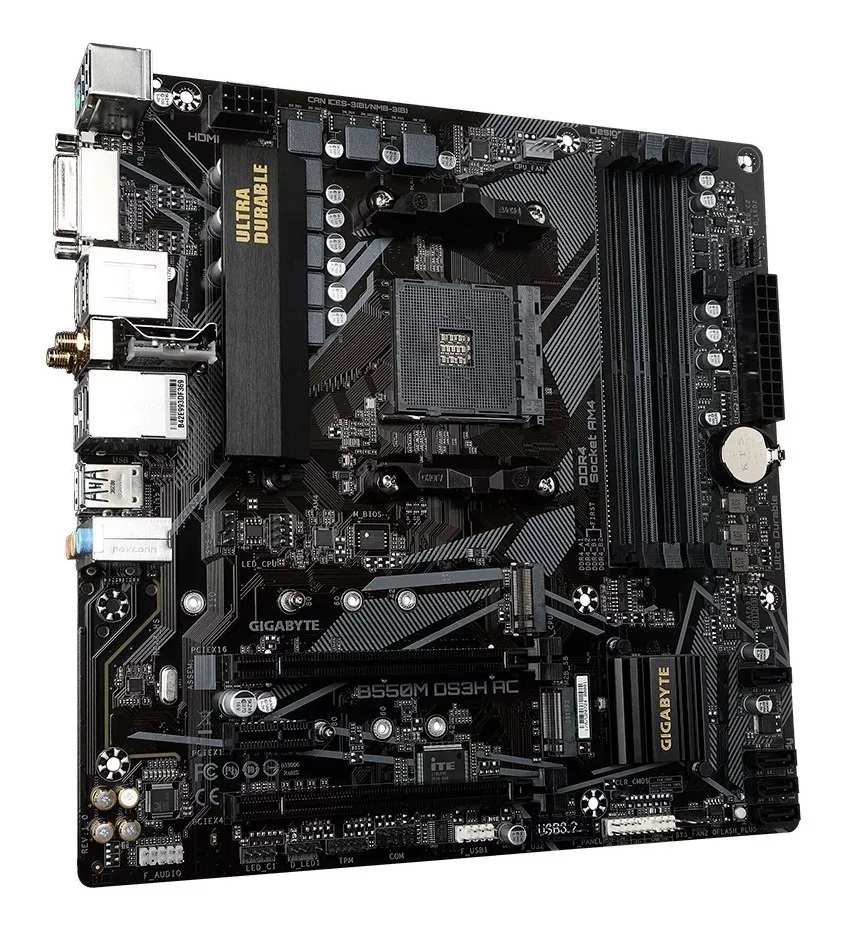 Gigabyte B550M DS3H AC Wifi AM4