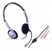 Auriculares con Microfono para PC Genius HS-02B doble jack