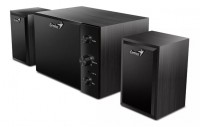 Parlantes 2.1 Genius SW-2.1 350 2 satelites con subwoofer Negro