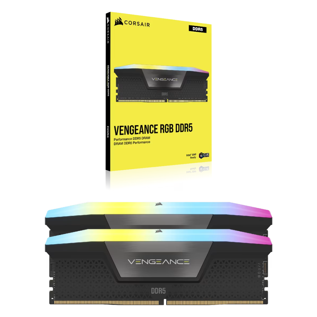 Memoria Corsair Ddr5 16gb 5600 Mhz Vengeance Rgb Black