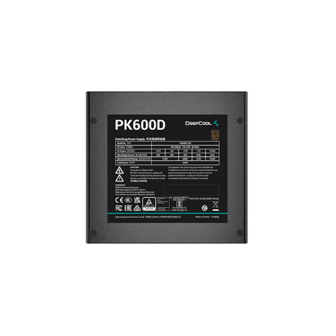 Fuente Deep Cool 600w 80 Plus Bronze Pk600d