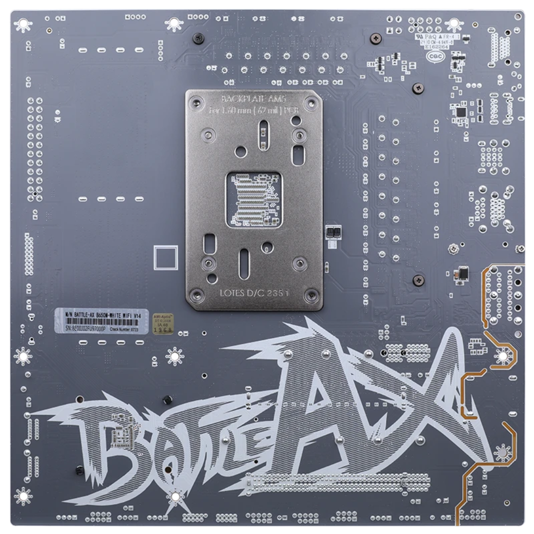 Mother Colorful B650m White Wifi Battle-ax Am5 Ddr5
