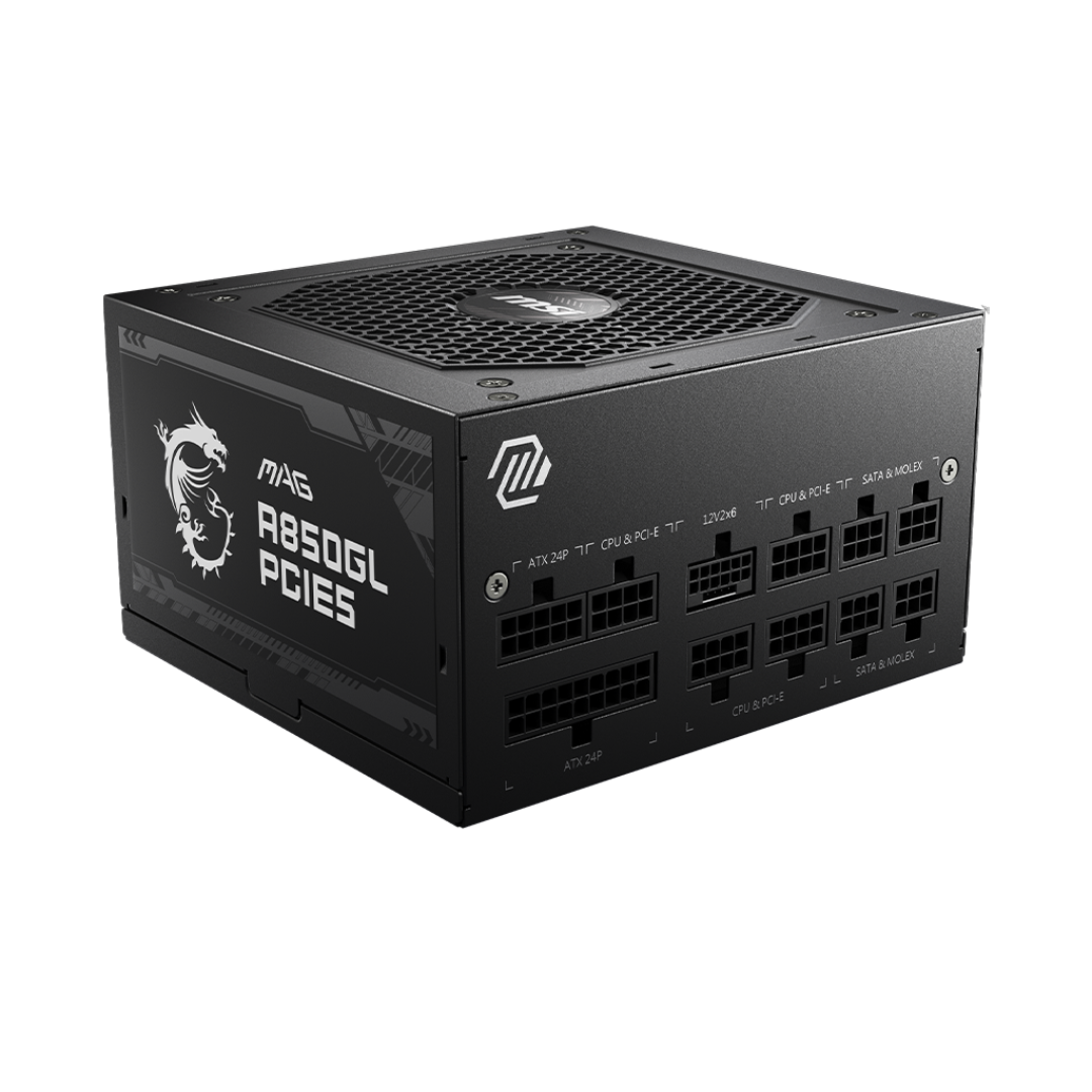 FUENTE MSI MAG A850GL 850W 80 PLUS GOLD FULL MODULAR PCIE 5.0