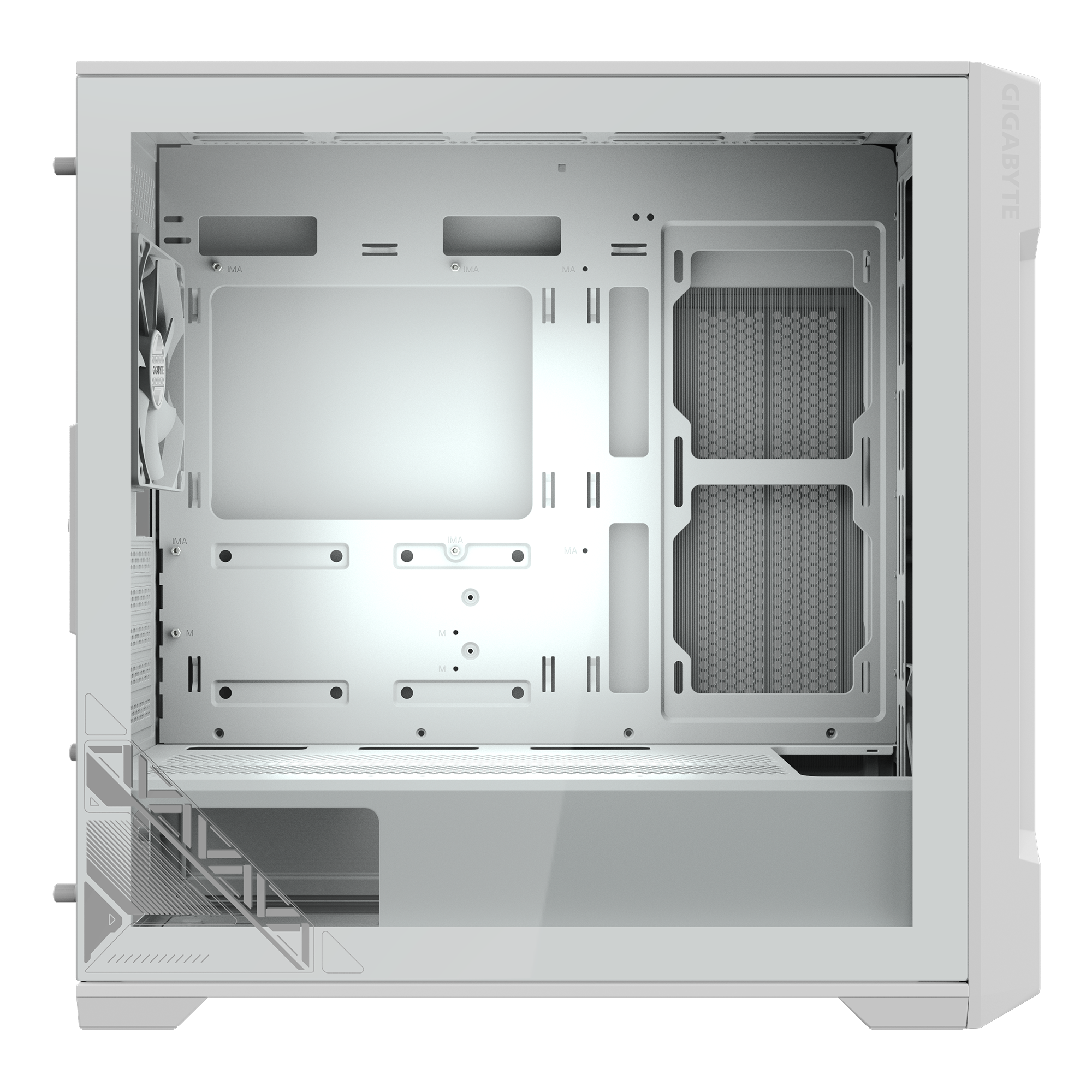 Gabinete Gamer Gigabyte C102g M-atx White