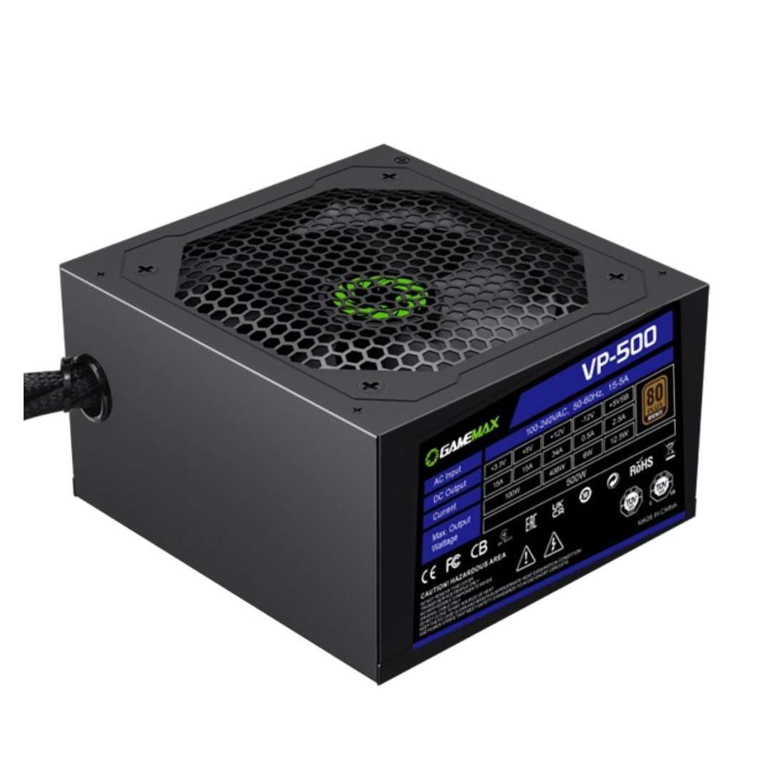 Fuente Gamemax 500w 80 Plus Bronze Vp-500