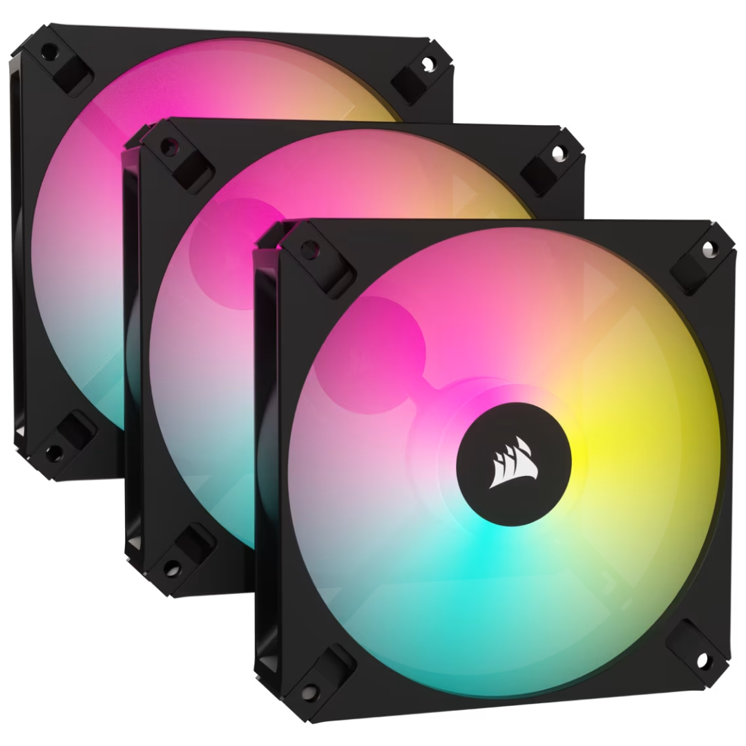 Fan Cooler Corsair Icue Ar120 1200mm Rgb-argb Triple Pack