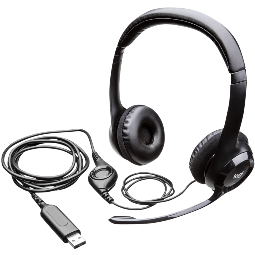 Auricular C-microfono Logitech H390 Black