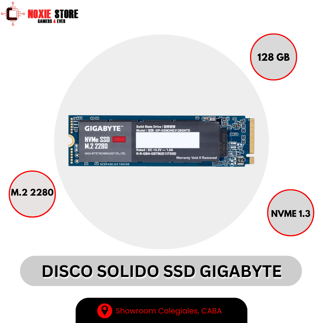 Disco Solido Ssd Gigabyte 128gb Nvme M.2