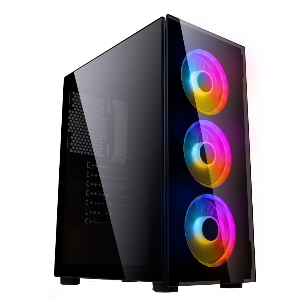 Gabinete Sentey K20 Max Vidrio Templado 3fan Rgb