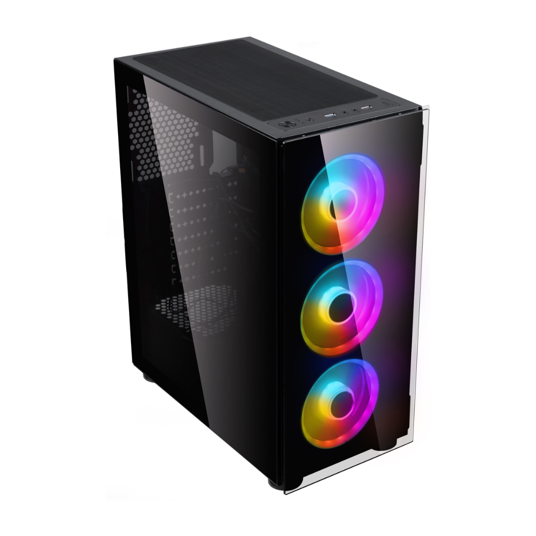 Gabinete Sentey K20 Max Vidrio Templado 3fan Rgb