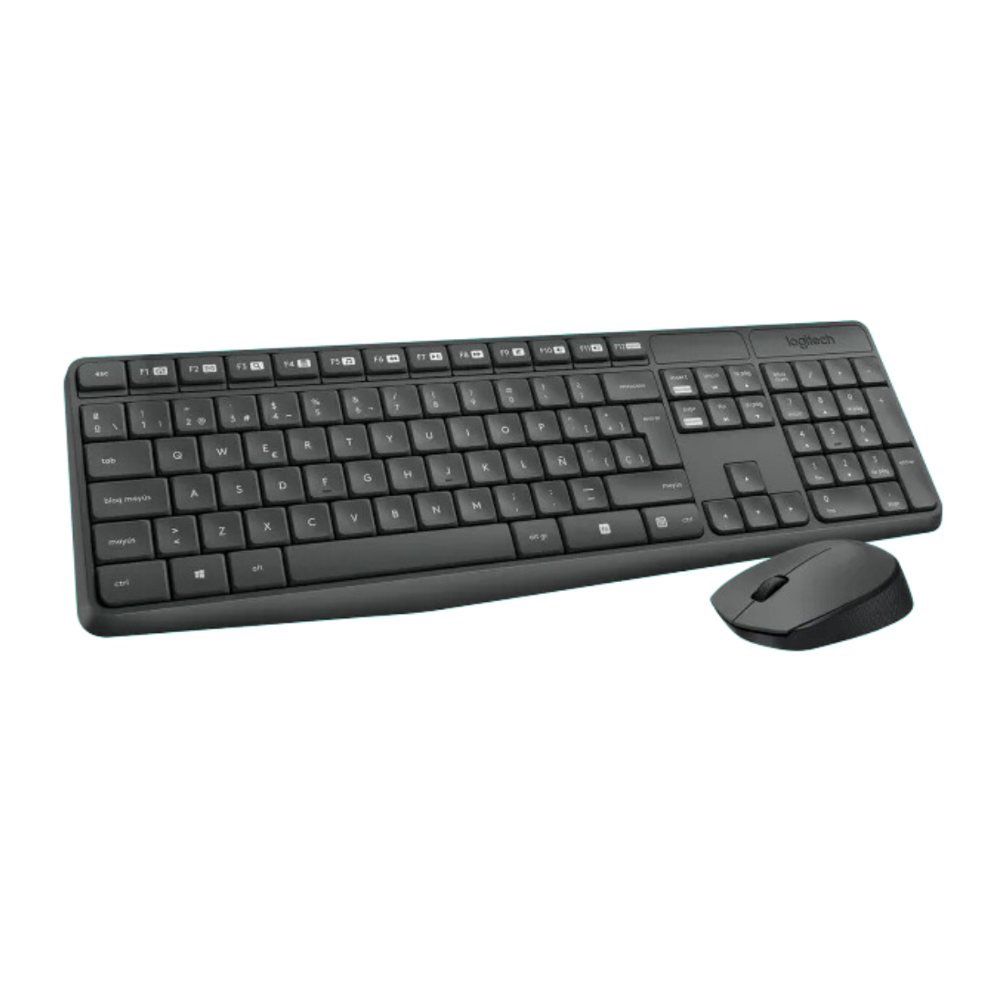 Teclado+mouse Logitech Wir Mk235