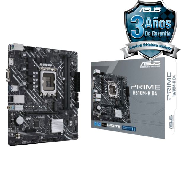 MOTHER ASUS (LGA1700) H610M-K D4 PRIME