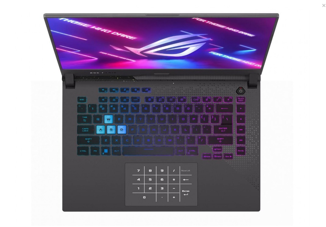 ASUS NOTEBOOK ROG STRIX RYZEN 7 6800H 16GB 1TB SSD 15.6 FHD RTX3060 W11