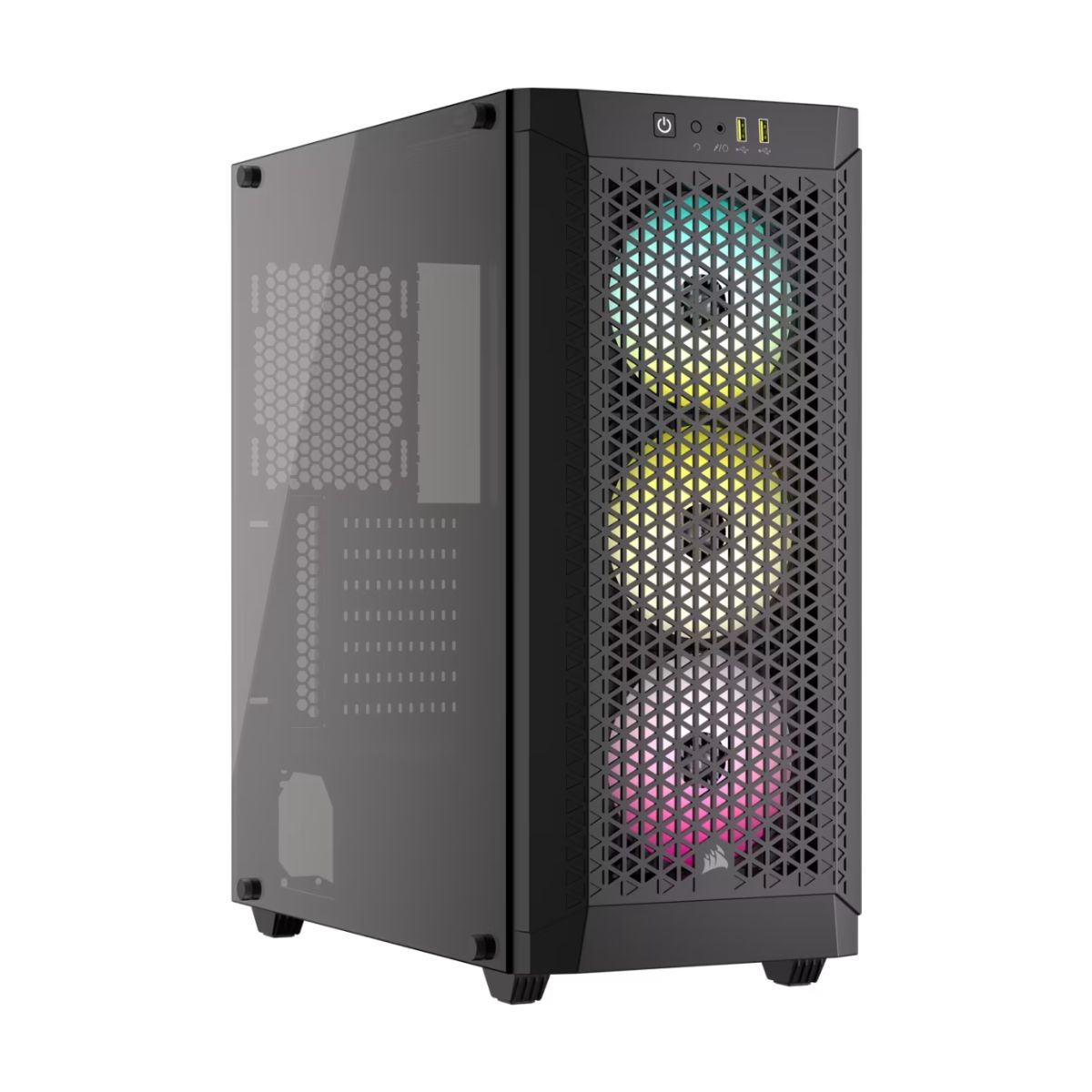 GABINETE CORSAIR 480T TG AIRFLOW - 3 FANS RGB