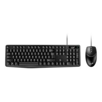 KIT TECLADO MOUSE GENIUS KM-170 USB BLACK